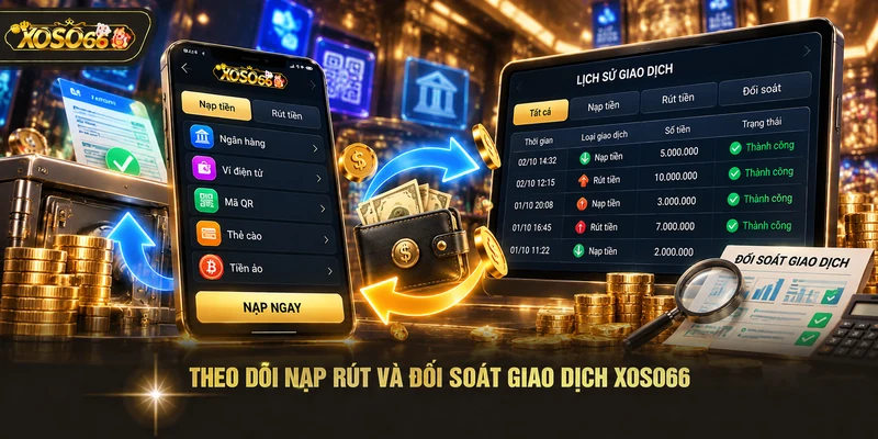 TRANG CHỦ 31 TRANG CHỦ Theo Dõi Nạp Rút Và Đối Soát Giao Dịch XOSO66
